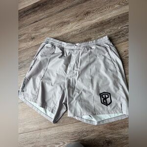 Born Primitive Light Gray Athletic Men Shorts